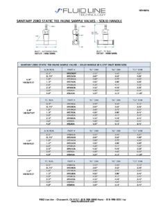 SAMPLE-ZST INLINE-SOLID | Fluidline