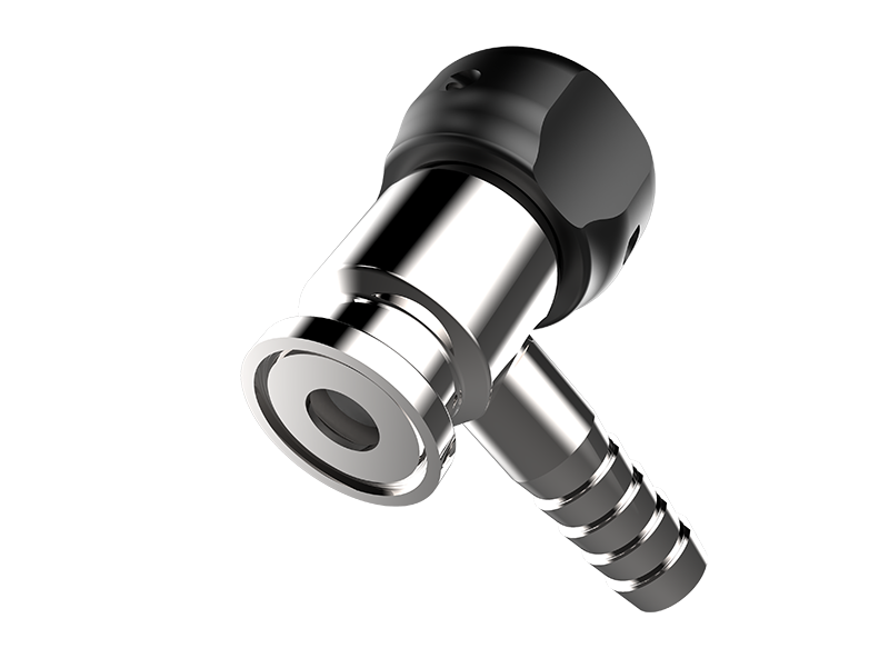 Angle sample valve tilted view