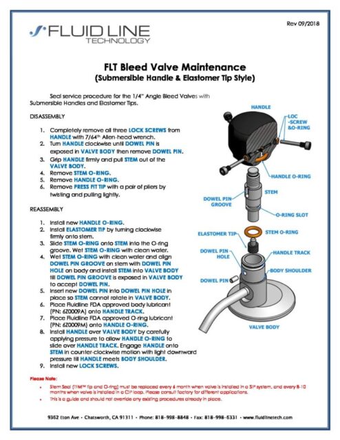 Submersible Bleed Valve Maintenance